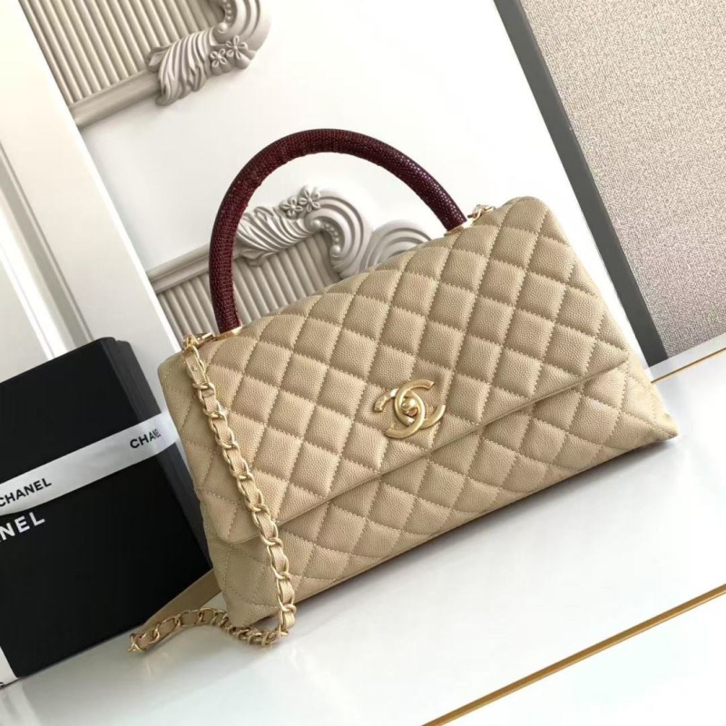 Ch**el top handle bags